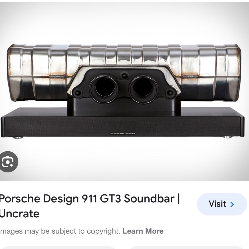 Porsche 911 Sound Bar